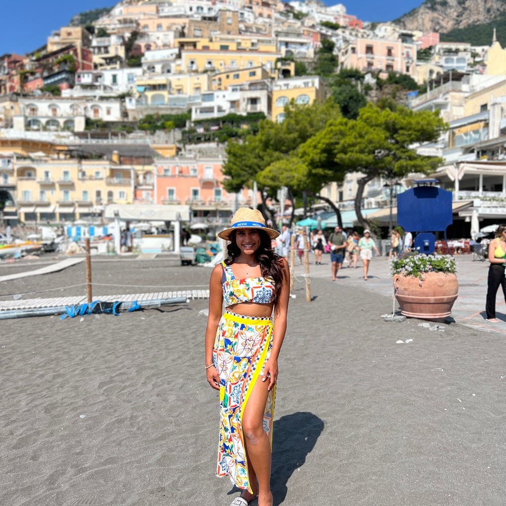 Amalfi coast  Two-Piece Beach Outfit